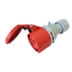 Priza trifazica Tracon, IP44, mobila, 3P+E, 32A, TICS-224H