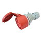 Priza trifazica Tracon, IP44, mobila, 3P+N+E, 32A, TICS-225H