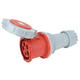 Priza trifazica Tracon, IP67, mobila, 3P+N+E, 63A, TICS-235