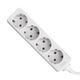 Prelungitor 4 posturi TED, 2P+E, 1.5 metri, alb, 10A, TED000583