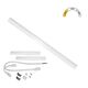 Corp de iluminat LED, interconectabil, aplicat, liniar, alb, 10W, CCT, IP44, Lumen