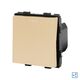 Modul intrerupator cap cruce, auriu, Luxion