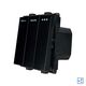 Modul intrerupator triplu cap scara, negru, Luxion