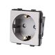 Modul priza Schuko, gri, Luxion
