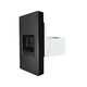 Modul priza telefon, negru, Luxion