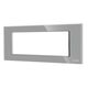 Rama decorativa aparataj modular Luxion, cu rama de fixare, 6M, gri, sticla, Luxion, LXI-GF006GY