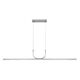 Pendul LED Rabalux Elia, 25W, alb-crom
