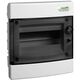 Tablou electric PVC, 8 module, incastrat, Noark, IP40, cu usa transparenta, PNF, 101511