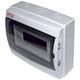 Tablou electric PVC, 8 module, aplicat, PCE, IP65, 1519008