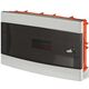 Tablou electric PVC, 18 module, incastrat, usa transparenta, Scame, IP40, 675.2018B