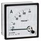 Ampermetru de curent alternativ, 0-75A, 96x96mm, Tracon, ACAM96-75