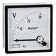 Voltmetru de curent continuu, 0-120VDC, 72x72mm, Tracon, DCVM72-120