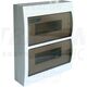 Tablou electric ABS, 24 module, aplicat, Tracon, IP40, cu usa transparenta, EDFK-12/2