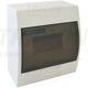 Tablou electric ABS, 8 module, aplicat, Tracon, IP40, cu usa transparenta, EDFK-8/1