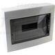 Tablou electric ABS, 12 module, aplicat, Tracon, IP40, cu usa transparenta, EDFKS-12/1