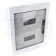 Tablou electric ABS, 24 module, aplicat, Tracon, IP40, cu usa transparenta, EDFKS-12/2