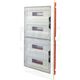 Tablou electric ABS, 72 module, incastrat, Tracon, IP40, cu usa transparenta, EDSS-18/4