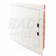 Tablou electric ABS, 36 module, 2X18, incastrat, Tracon, IP40, cu usa mata, EDSSN-18/2