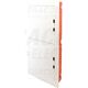 Tablou electric ABS, 72 module, incastrat, Tracon, IP40, cu usa mata, EDSSN-18/4