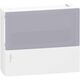 Tablou electric PVC, 12 module, aplicat, Schneider, IP40, cu usa translucida, Mini Pragma, MIP11112T